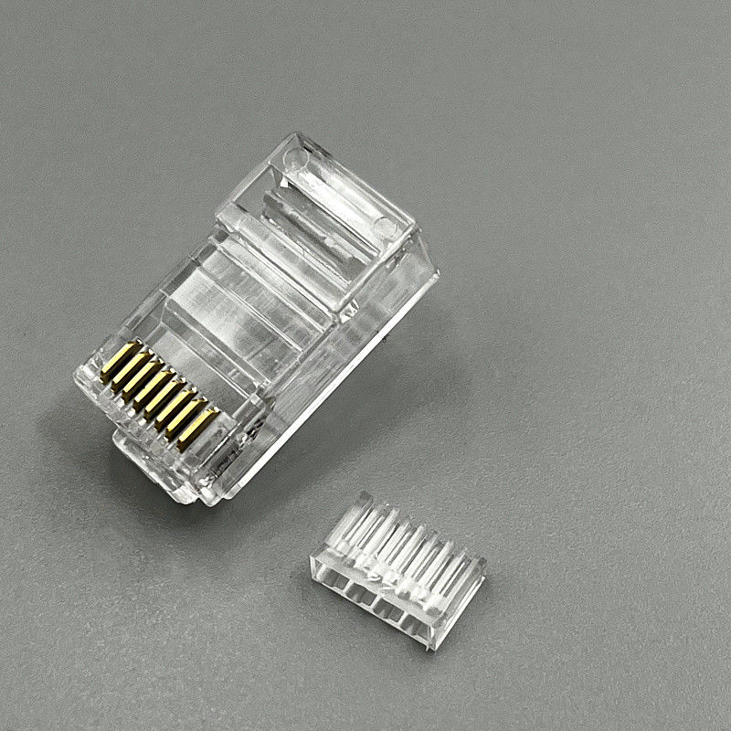 RJ45千兆网线六类水晶头2件套 非屏蔽分体设计，打造稳定网络连接